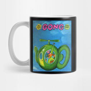 Vintage Gong Flying Teapot Mug